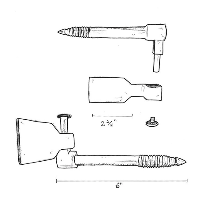Seaside Shutters Cast Brass Shutter Dog