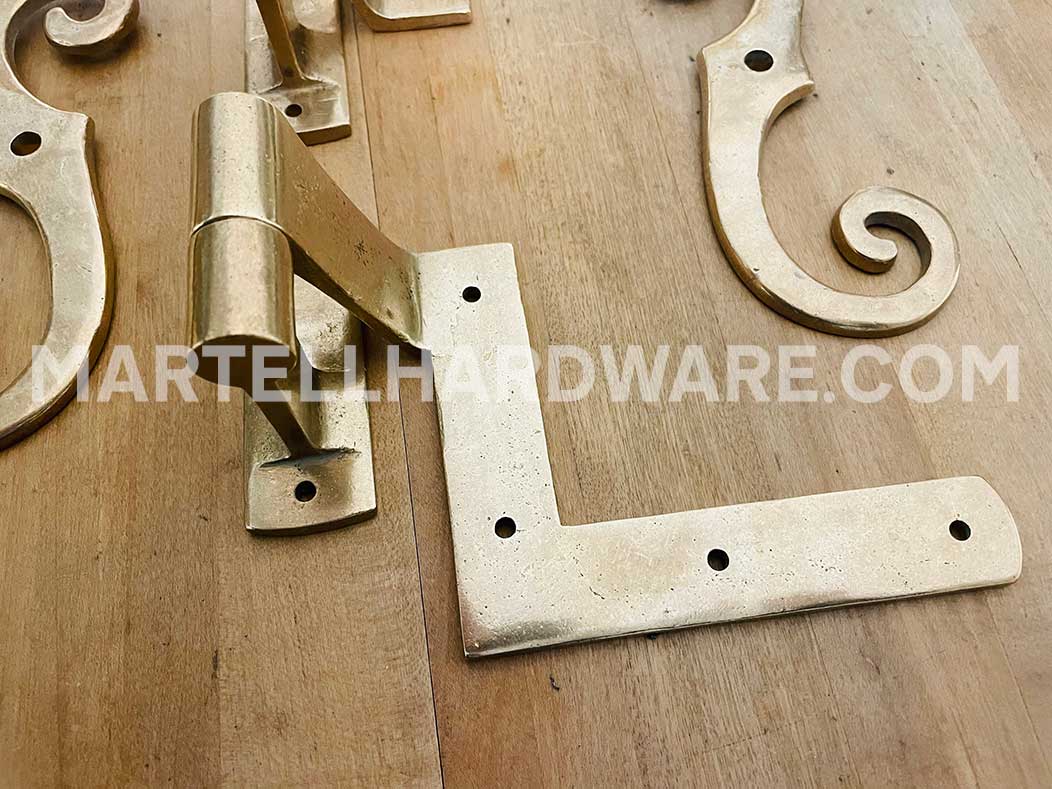 Champagne Finish Shutter Hardware