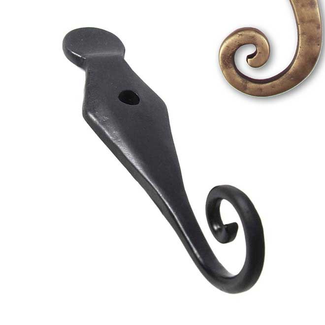 Seaside Shutters [S711005] Cast Brass Shutter Dog English Rat Tail