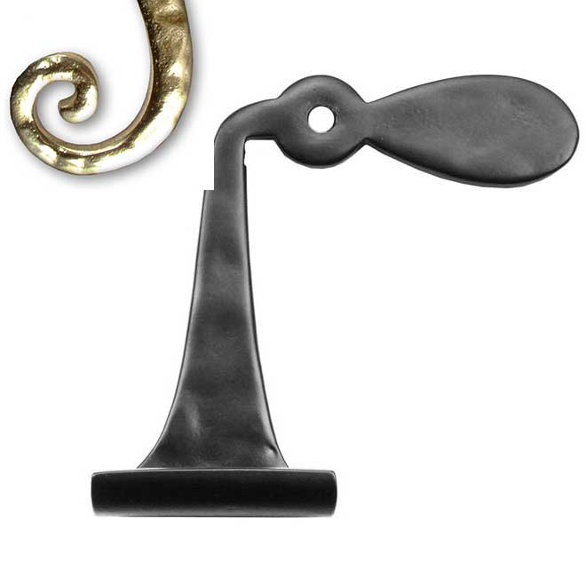 Seaside Shutters [S7130LH03] Cast Brass Shutter Dog Lag