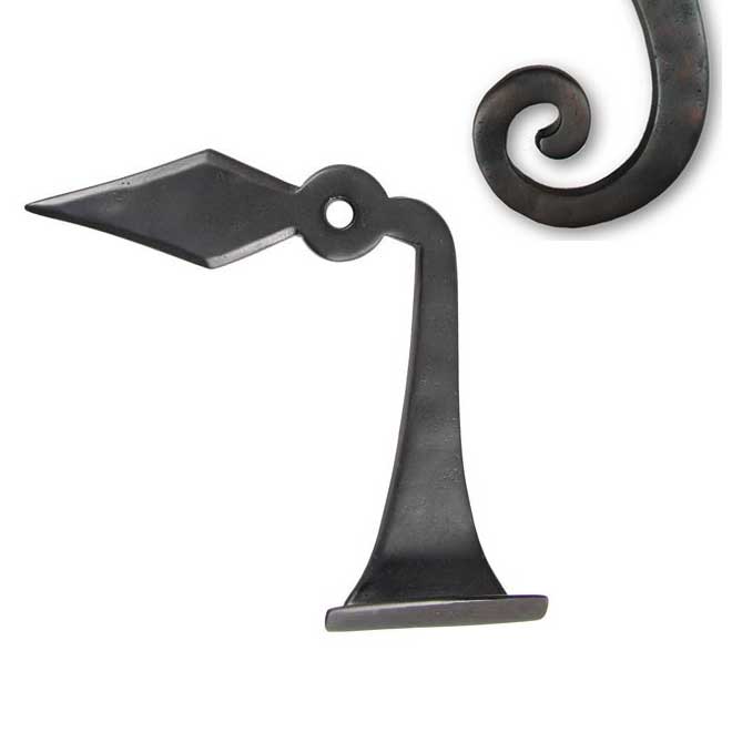 Seaside Shutters [S7170RH10B] Cast Brass Shutter Dog Diamond Lag