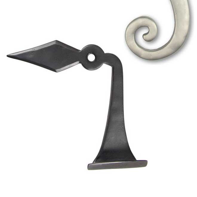 Seaside Shutters [S7170RH15] Cast Brass Shutter Dog Diamond Lag