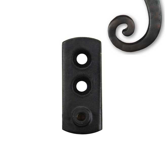 Seaside Shutters [S719010B] Cast Brass Faux Shutter Dog Mount Oil