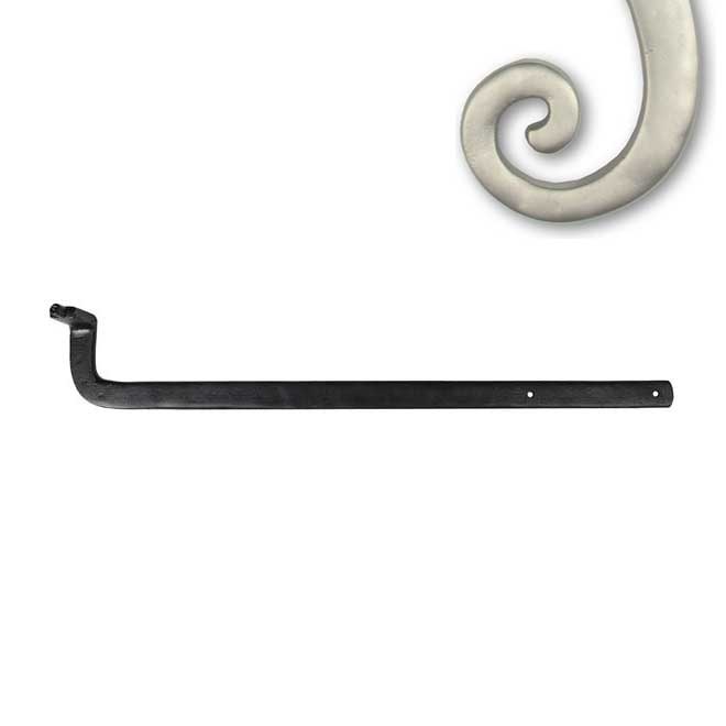 Seaside Shutters [S8300LH15] Cast Brass Shutter Dog Sill Mount