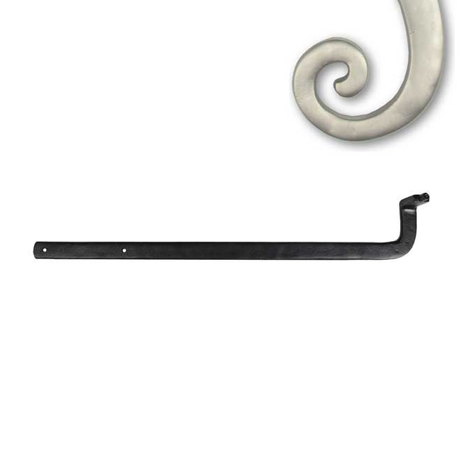 Seaside Shutters [S8300RH15] Cast Brass Shutter Dog Sill Mount