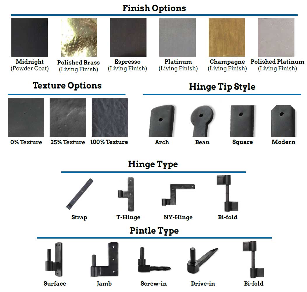 Customized Seaside Shutter Hardware