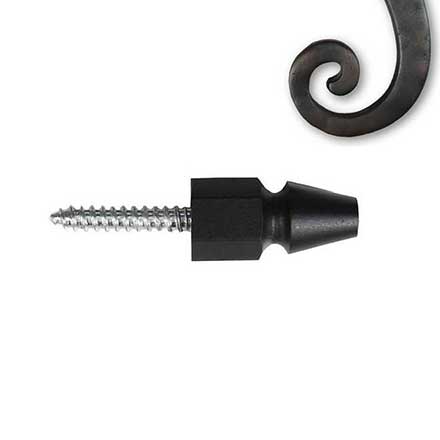 Seaside Shutters [S8-410-10B] Cast Brass Shutter Hidden Stay - Bullet Catch - Lag Mount - Oil Rubbed Bronze Finish - 1 1/4" L