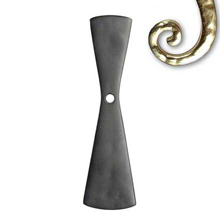 Seaside Shutters [S7-120-03UN] Cast Brass Shutter Dog - Propeller - Lag Mount - Polished Brass (Unlacquered) Finish - 7" H 