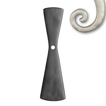 Seaside Shutters [S7-120-15] Cast Brass Shutter Dog - Propeller - Lag Mount - Satin Nickel Finish - 7" H