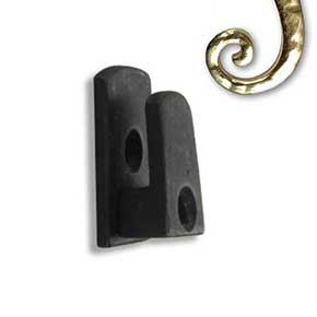 Seaside Shutters [S7-195-03] Cast Brass Shutter Dog Stand Off - Polished Brass Finish