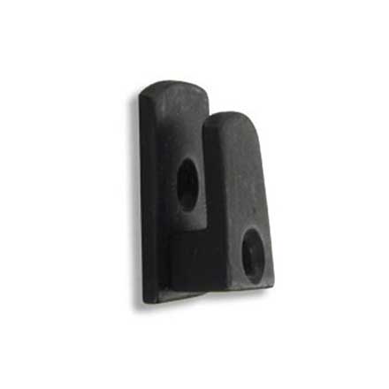 Seaside Shutters [S7-195-19] Cast Brass Shutter Dog Stand Off - Flat Black