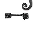 Seaside Shutters [S5-104-10B] Cast Brass Shutter Hook - Plate Mount - Oil Rubbed Bronze Finish - 4 1/2&quot; L