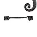 Seaside Shutters [S5-107-10B] Cast Brass Shutter Hook - Plate Mount - Oil Rubbed Bronze Finish - 7 1/2" L