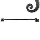 Seaside Shutters [S5-115-10B] Cast Brass Shutter Hook - Plate Mount - Oil Rubbed Bronze Finish - 15" L