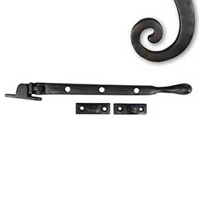 Seaside Shutters [S5-200-10B] Cast Brass Shutter Stay - Oil Rubbed Bronze Finish - 10" L
