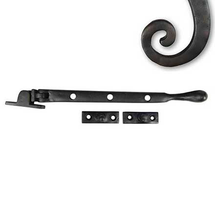 Seaside Shutters [S5-200-10B] Cast Brass Shutter Stay - Oil Rubbed Bronze Finish - 10" L
