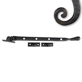 Seaside Shutters [S5-205-10B] Cast Brass Shutter Stay - Oil Rubbed Bronze Finish - 12" L