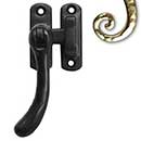 Seaside Shutters [S5-210-03] Cast Brass Shutter Lever Latch - Polished Brass Finish - 4" L