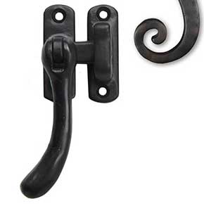 Seaside Shutters [S5-210-10B] Cast Brass Shutter Lever Latch - Oil Rubbed Bronze Finish - 4" L
