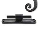 Seaside Shutters [S4-440-10B] Cast Brass Shutter Pintle - Double Pin - Plate Mount - Oil Rubbed Bronze Finish - 3/4" Offset