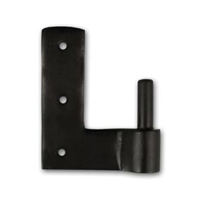 Seaside Shutters [S4-500-RH-19] Cast Brass Shutter Pintle - Jamb Leaf Mount - Right Hand - 1 1/4" Offset