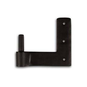 Seaside Shutters [S4-510-LH-19] Cast Brass Shutter Pintle - Jamb Leaf Mount - Left Hand - 2 1/4" Offset