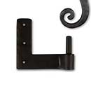 Seaside Shutters [S4-510-RH-10B] Cast Brass Shutter Pintle - Jamb Leaf Mount - Right Hand - Oil Rubbed Bronze Finish - 2 1/4&quot; Offset