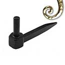 Seaside Shutters [S4-700-03] Cast Brass Shutter Pintle - Drive Mount - Polished Brass Finish - 4 1/2" L