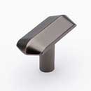 Sietto [K-2003-G] Die Cast Zinc Cabinet T-Knob - Eternity Series - Gunmetal Finish - 2" L