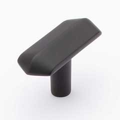 Sietto [K-2003-MB] Die Cast Zinc Cabinet T-Knob - Eternity Series - Matte Black Finish - 2&quot; L