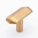 Sietto [K-2003-SB] Die Cast Zinc Cabinet T-Knob - Eternity Series - Satin Brass Finish - 2" L