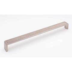 Sietto [P-2001-12-SN] Die Cast Zinc Cabinet Pull Handle - Brushed Series - Oversized - Satin Nickel Finish - 12&quot; C/C - 12 3/8&quot; L