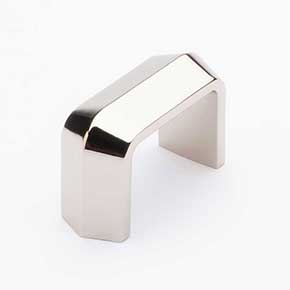 Sietto [FP-2003-PN] Die Cast Zinc Cabinet Finger Pull - Eternity Series - Polished Nickel Finish - 1 5/8" C/C - 2" L