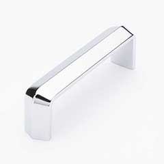 Sietto [P-2003-4-PC] Die Cast Zinc Cabinet Pull Handle - Eternity Series - Standard Size - Polished Chrome Finish - 4" C/C - 4 1/4" L