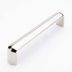 Sietto [P-2003-6-PN] Die Cast Zinc Cabinet Pull Handle - Eternity Series - Oversized - Polished Nickel Finish - 6" C/C - 6 1/4" L