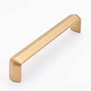 Sietto [P-2003-6-SB] Die Cast Zinc Cabinet Pull Handle - Eternity Series - Oversized - Satin Brass Finish - 6" C/C - 6 1/4" L