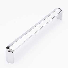 Sietto [P-2003-8-PC] Die Cast Zinc Cabinet Pull Handle - Eternity Series - Oversized - Polished Chrome Finish - 8" C/C - 8 1/4" L