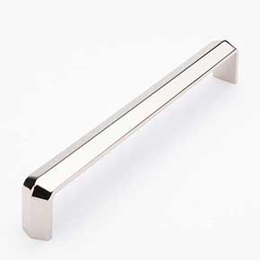 Sietto [P-2003-8-PN] Die Cast Zinc Cabinet Pull Handle - Eternity Series - Oversized - Polished Nickel Finish - 8" C/C - 8 1/4" L