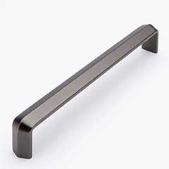 Sietto [P-2003-8-G] Die Cast Zinc Cabinet Pull Handle - Eternity Series - Oversized - Gunmetal Finish - 8&quot; C/C - 8 1/4&quot; L