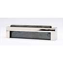 Sietto [P-1802-PN] Glass Cabinet Pull Handle - Skyline Series - Oversized - Irid Black - Polished Nickel Base - 128mm C/C - 5 3/8&quot; L