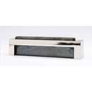 Sietto [P-1802-PN] Glass Cabinet Pull Handle - Skyline Series - Oversized - Irid Black - Polished Nickel Base - 128mm C/C - 5 3/8" L