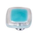 Aqua - Sietto Reflective Series Glass Knobs & Pulls