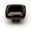 Woodland Brown & Black - Sietto Stratum Series Glass Knobs & Pulls