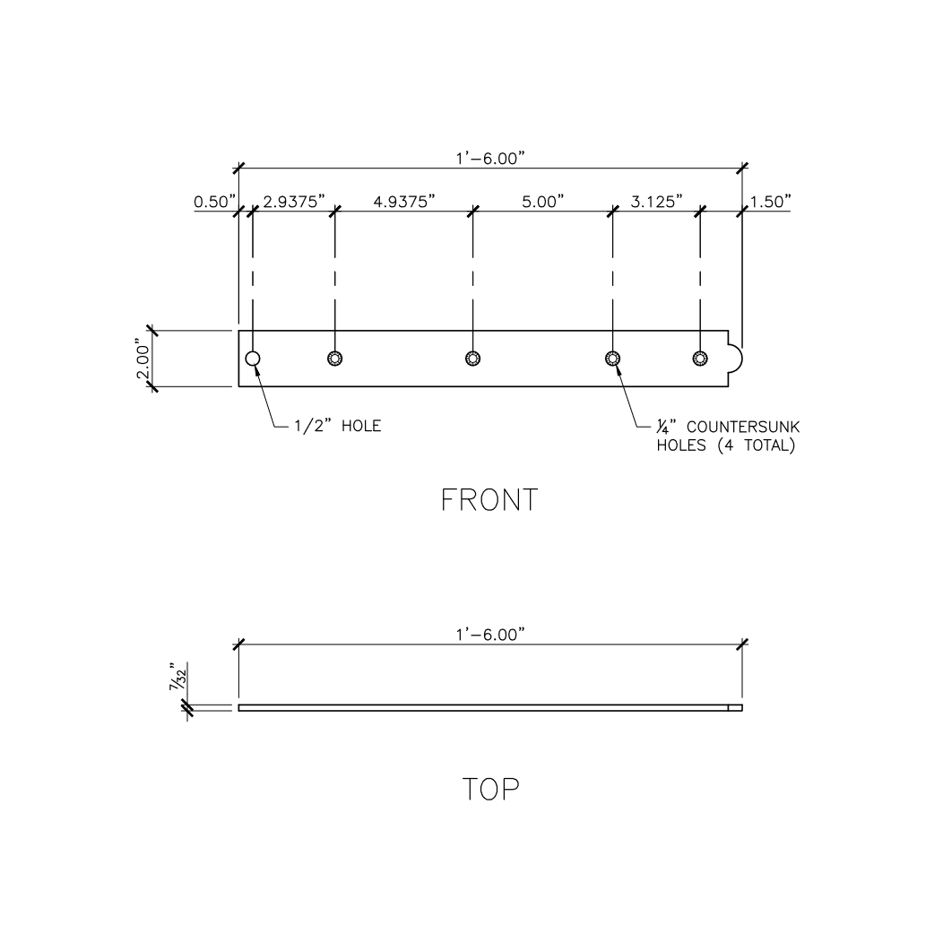 Snug Cottage 8293-18 Gate Strap Hinge Front Snug Cottage 8293-18 Gate Strap Hinge Front