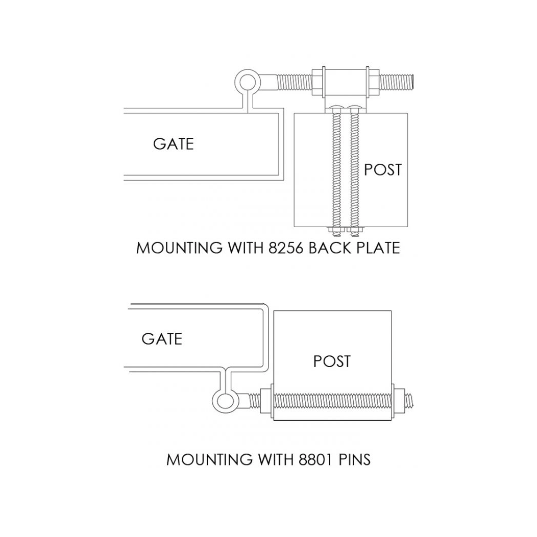 Snug Cottage [8324-05] Gate Strap Hinge