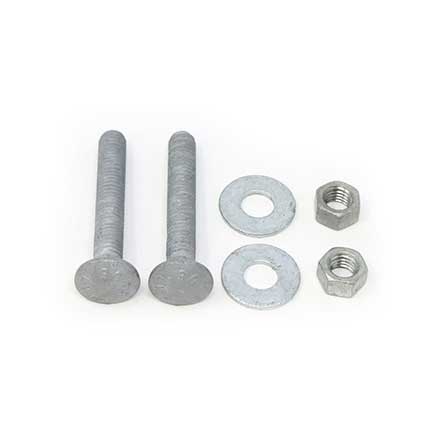 Snug Cottage [FP-CB325-G] Steel Carriage Bolt, Nut &amp; Washer Pack - Hot Dipped Galvanized Finish - 3/8&quot; x 2 1/2&quot; L