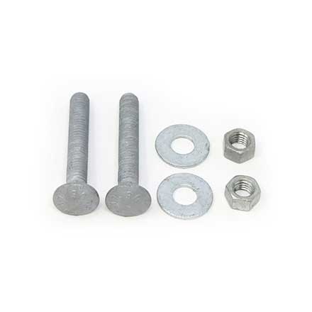 Snug Cottage [FP-CB325-G] Steel Carriage Bolt, Nut &amp; Washer Pack - Hot Dipped Galvanized Finish - 3/8" x 2 1/2" L
