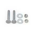 Snug Cottage [FP-CB325-G] Steel Carriage Bolt, Nut &amp; Washer Pack - Hot Dipped Galvanized Finish - 3/8&quot; x 2 1/2&quot; L