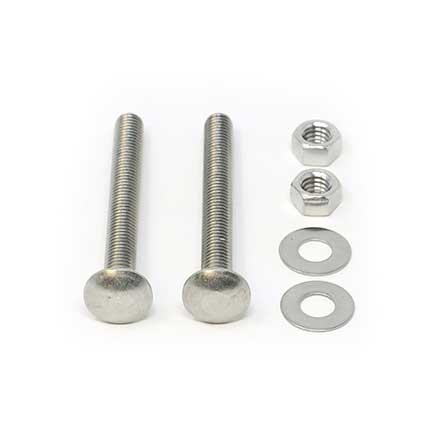 Snug Cottage [FP-CB335-SS] Stainless Steel Carriage Bolt, Nut &amp; Washer Pack - 3/8" x 3 1/2" L