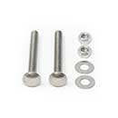 Snug Cottage [FP-CB335-SS] Stainless Steel Carriage Bolt, Nut &amp; Washer Pack - 3/8&quot; x 3 1/2&quot; L
